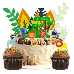 Cake Topper Jungla - 40pcs
