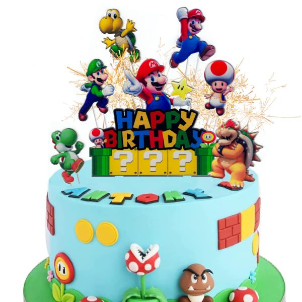 cake topper supermario