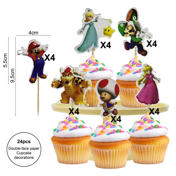Cake Topper SuperMario Set – 44pcs - Image 5