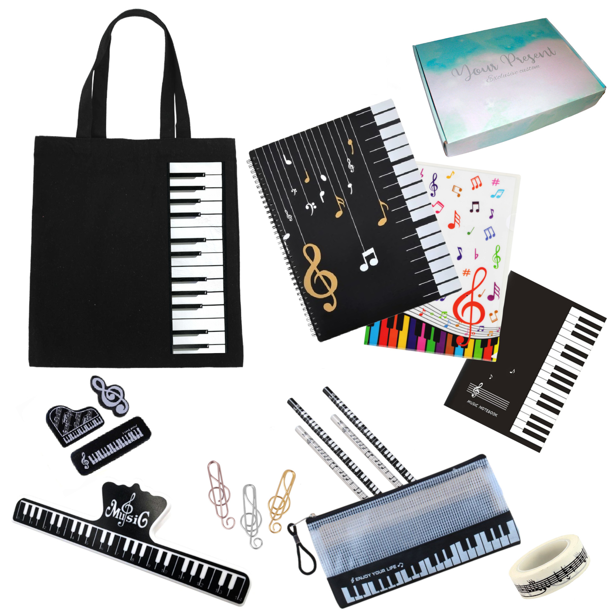 Music Set - Black 5pcs