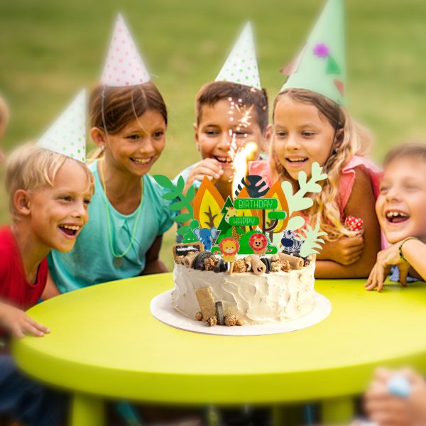 Cake Topper Jungle – 40pcs - Image 3