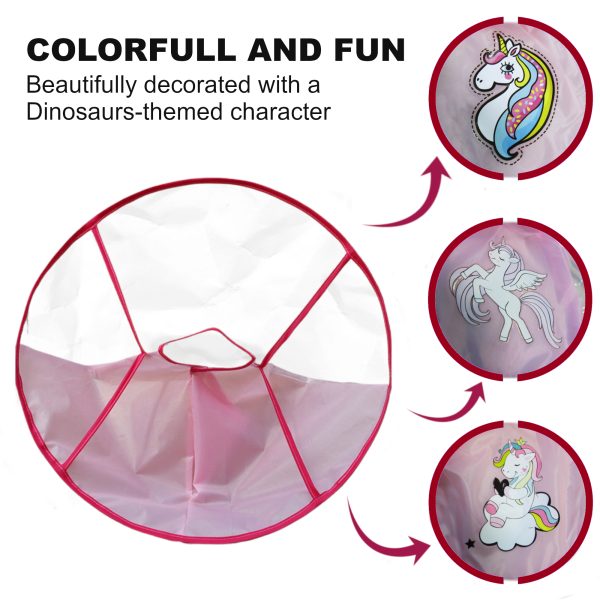 Haircut Cape For Children Pink Unicorn - Image 3