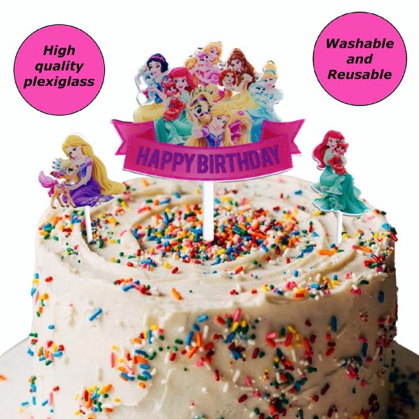 Cake Topper Princess – 7pcs - Image 4
