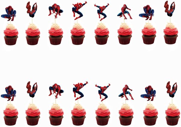 Cake Topper Spiderman - 36pcs - Image 7