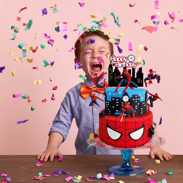 Cake Topper Spiderman – 6pcs - Image 5