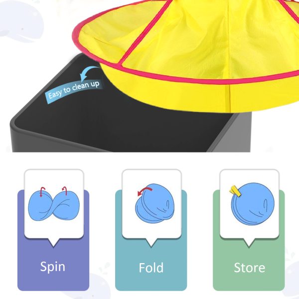 Haircut Cape For Children Up Yellow - Image 4