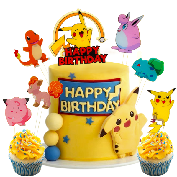 Cake Toppers - 4 Pieces Set - Image 12